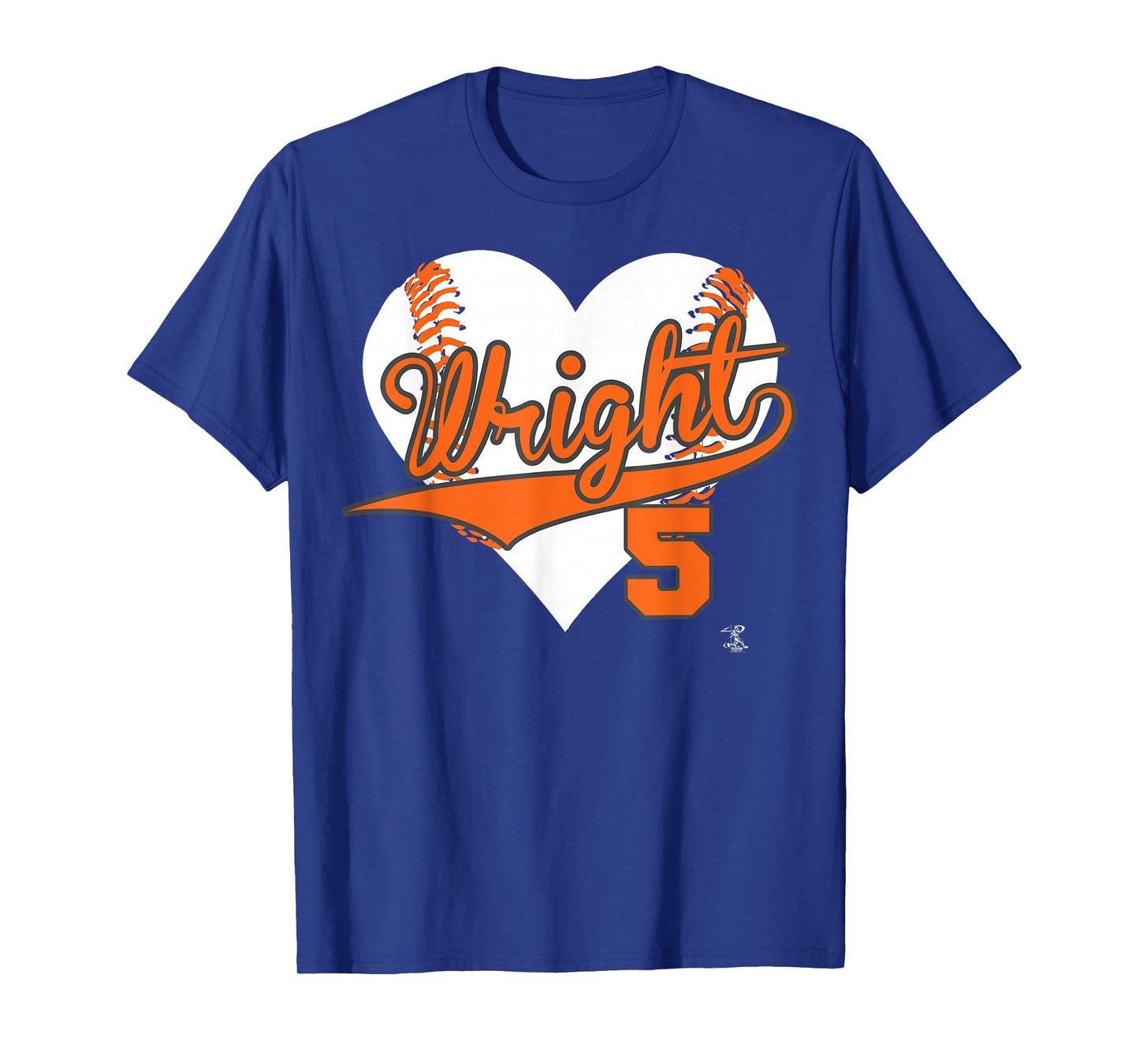 David Wright Baseball Heart T-Shirt - Apparel T-Shirt