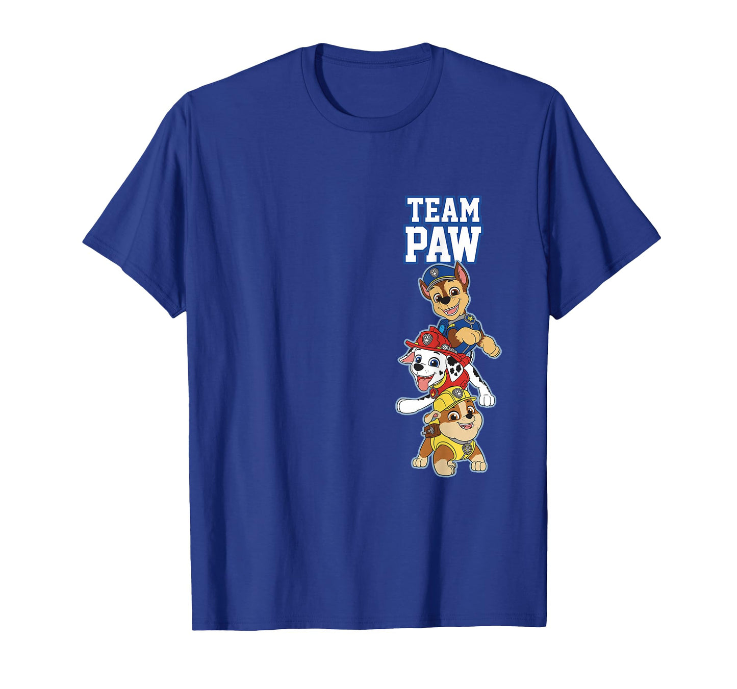 Paw Patrol Team Paw Pup Stack Trio Cute Smiles T-Shirt