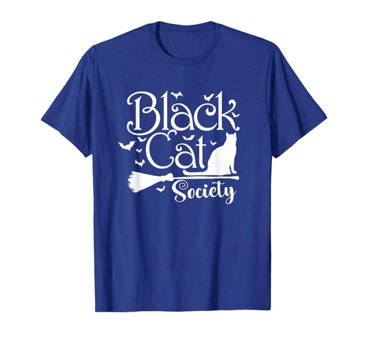 Black Cat Society Halloween T-Shirt