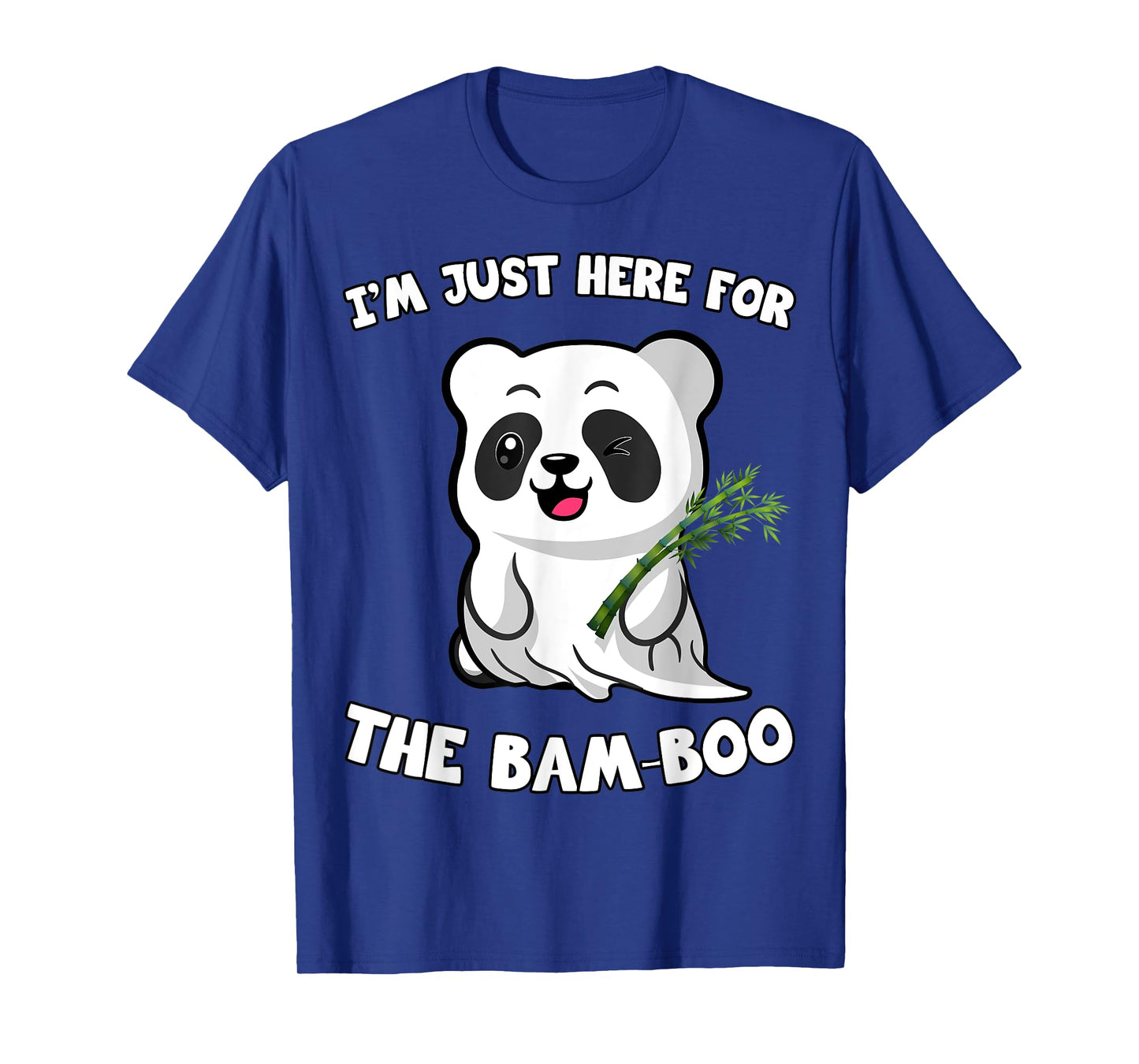 Panda Shirt, I'm Just Here For The Bam-Boo Funny Halloween T-Shirt