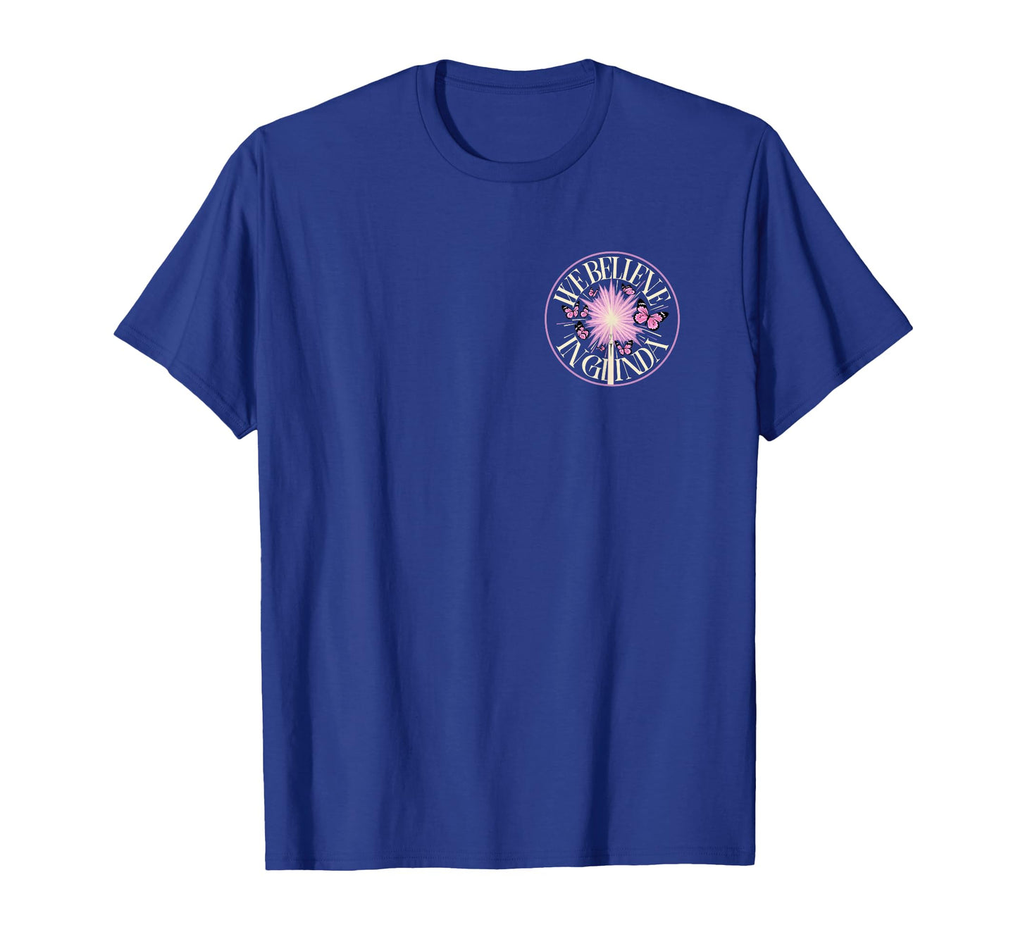 Wicked: for Good We Believe in Glinda Front & Black T-Shirt