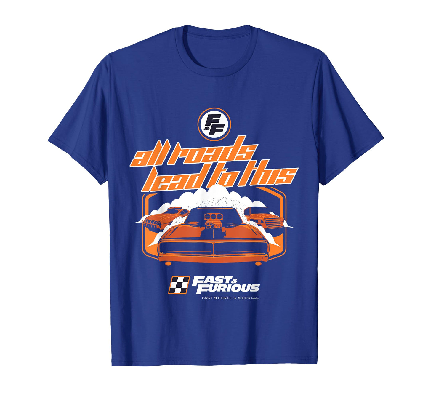 Fast and Furious Movie Merch All Roads Lead T-Shirt