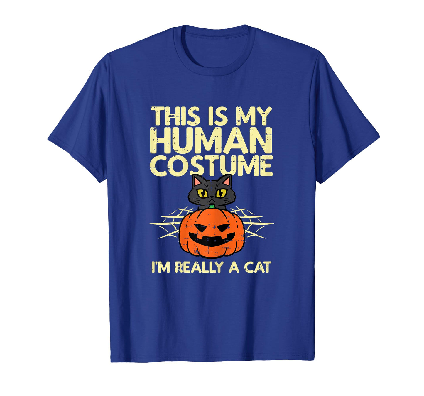 Halloween My Human Costume Im A Cat Costume Women Girls Kids T-Shirt