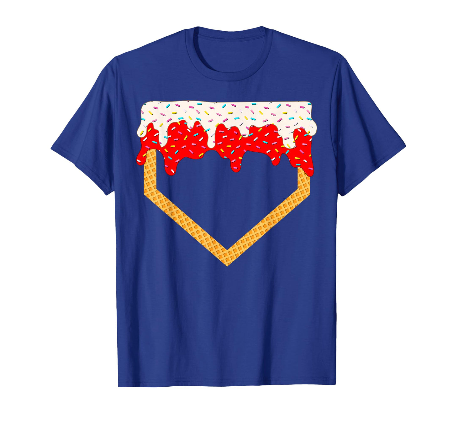 Baseball Drip Boys Home Plate Ice Cream sprinkles Sports Boy T-Shirt