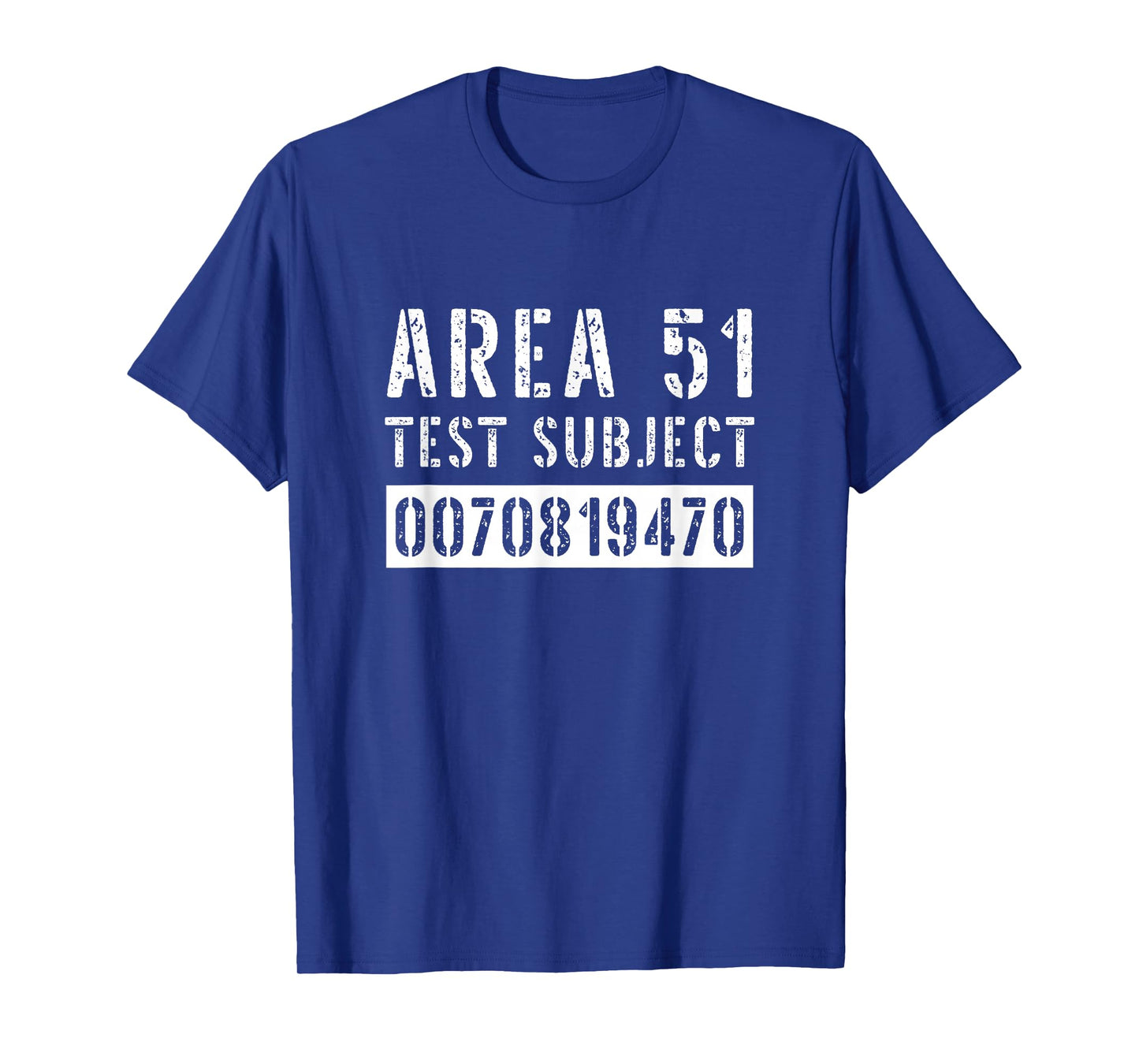 Area 51 Test Subject Costume Roswell Alien UFO Conspiracy T-Shirt