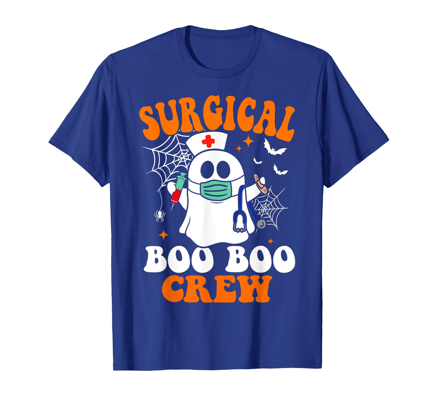 Halloween Surgery Nurse Costume Surgical Boo Crew Nurse T-Shirt