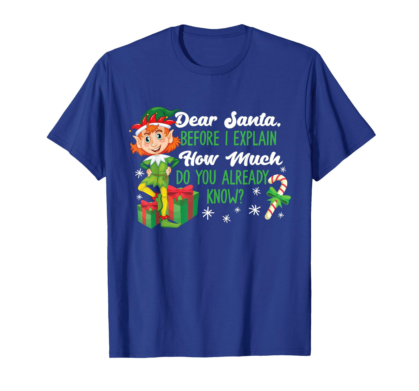 Funny Christmas Dear Santa How Much Do You Know T-Shirt