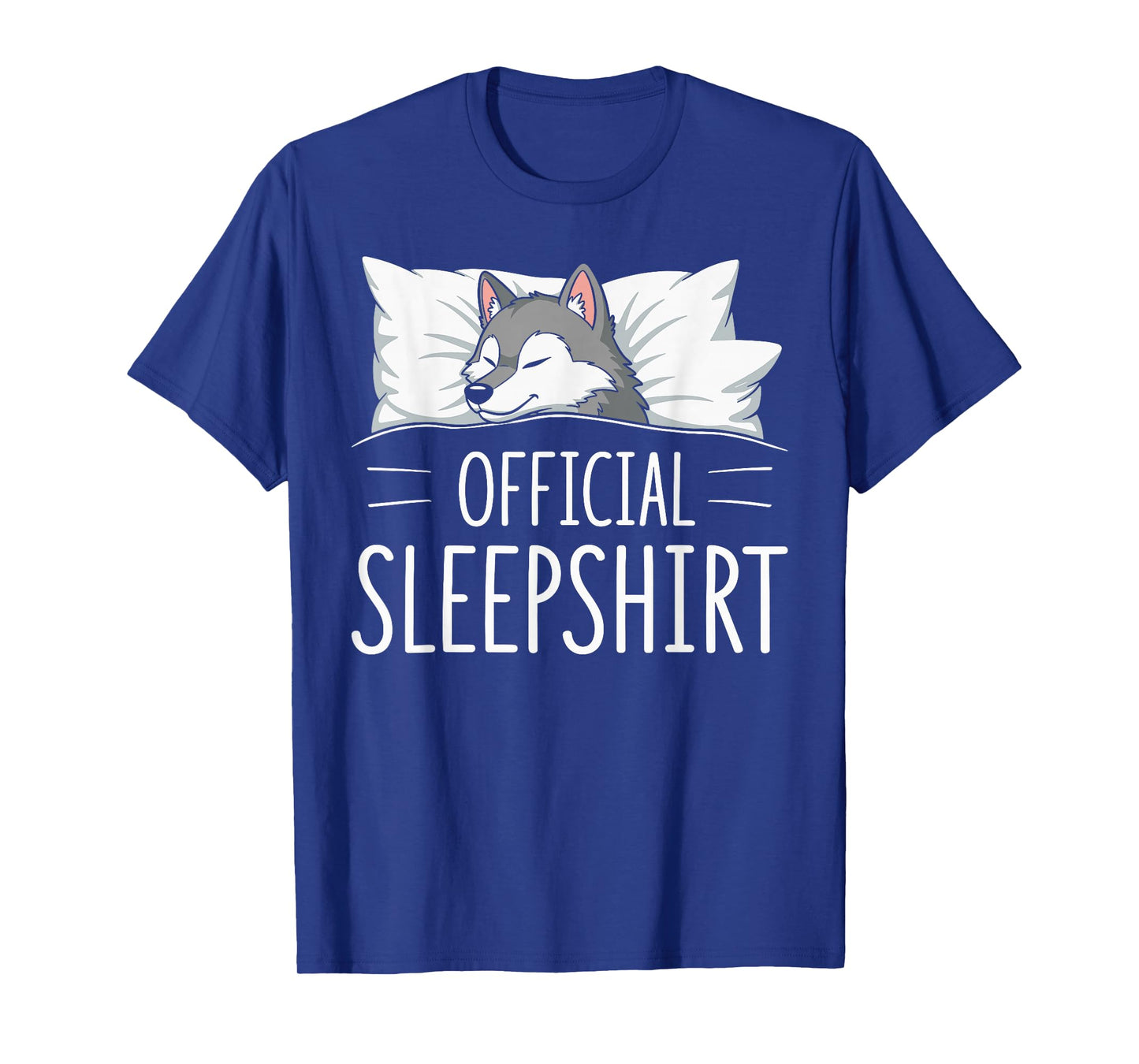 Official Sleepshirt Sleeping Wolf Lovers Pajama T-Shirt