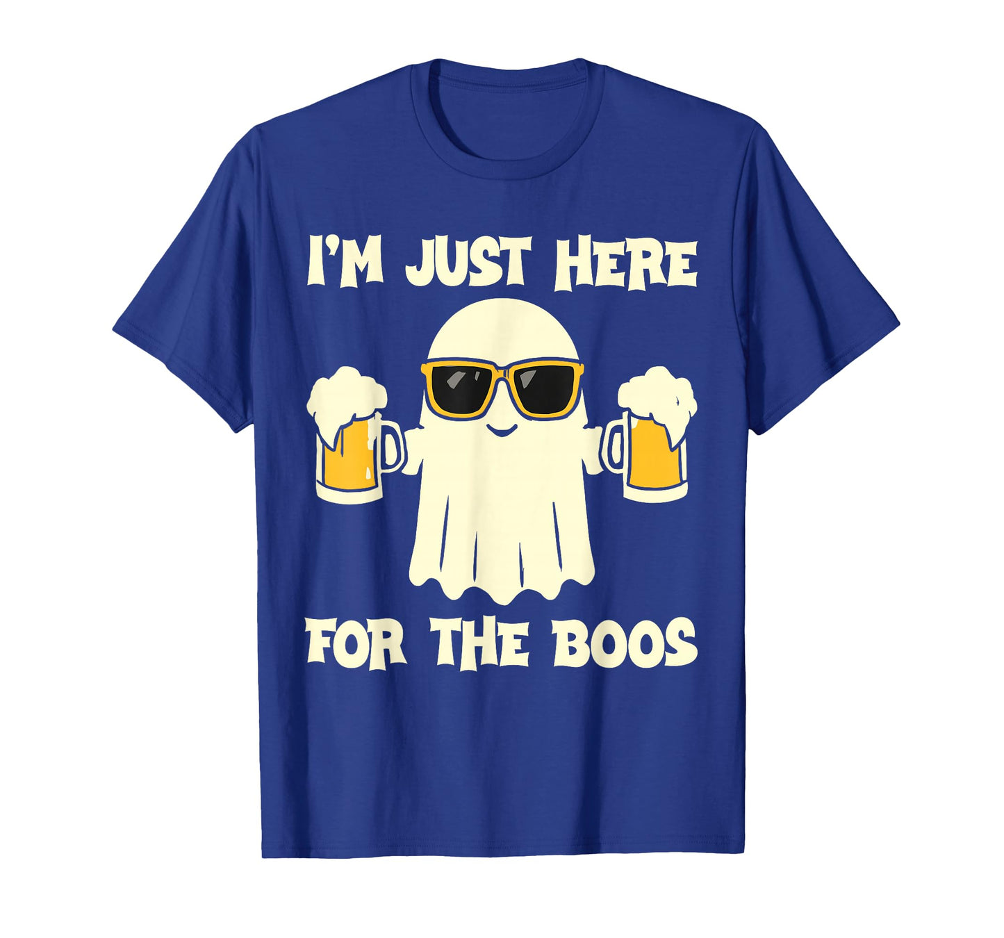 Funny Gift Halloween Shirt, Ghost I’m Just Here for the Boos T-Shirt