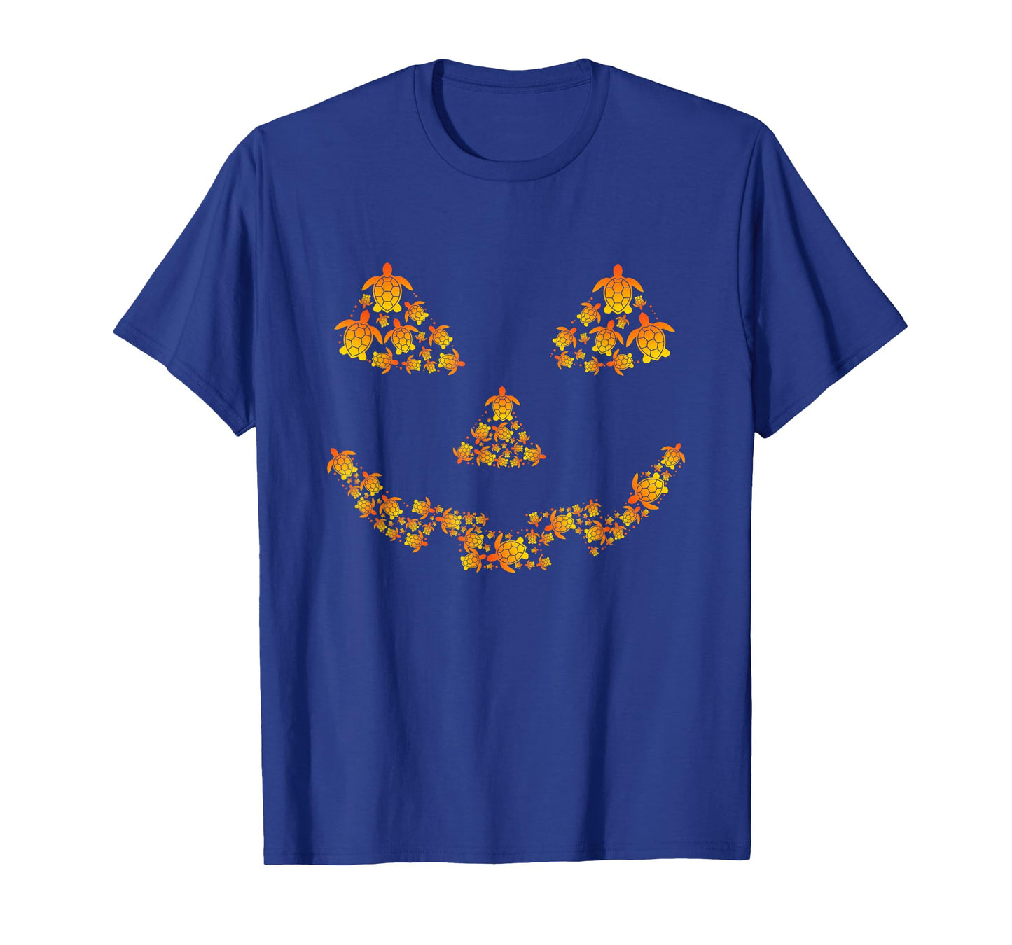 Cute Pumpkin Jack O Lantern Turtle Sea Halloween Costume T-Shirt