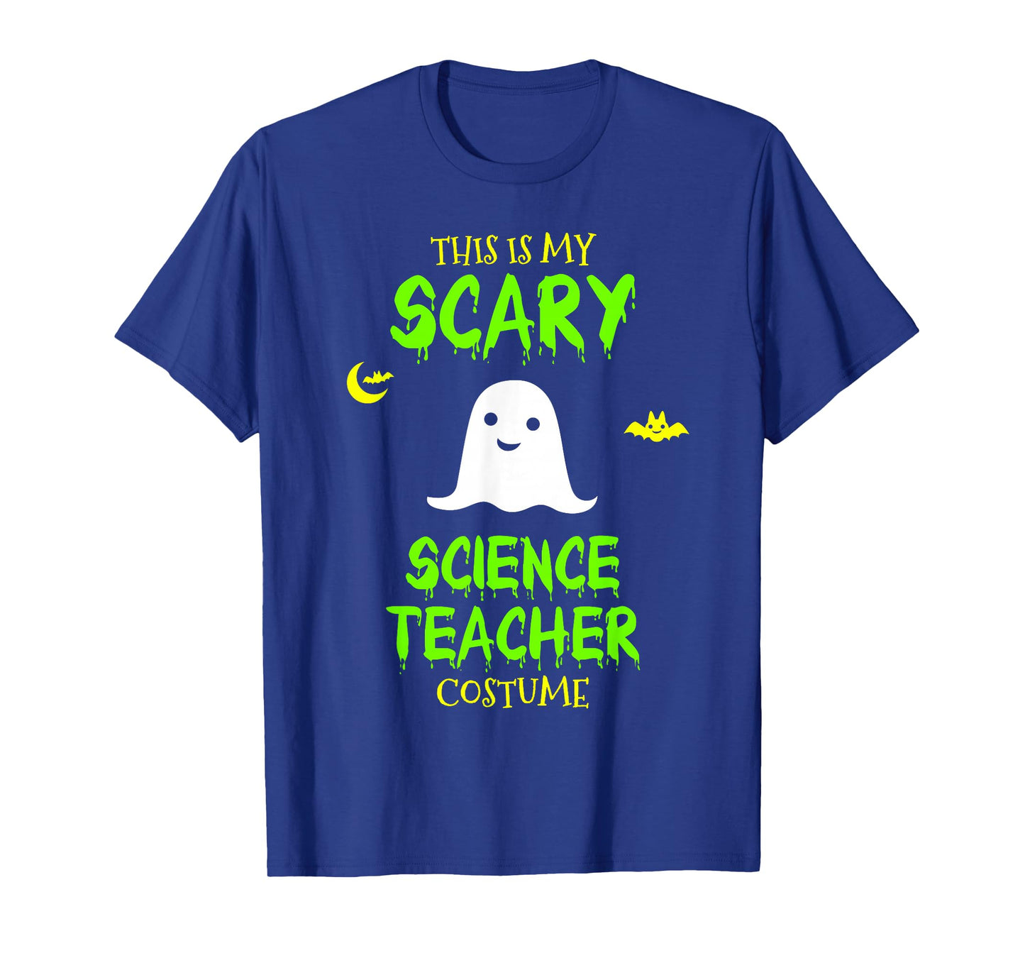 Scary Science Teacher Costume Halloween Lazy Easy T-Shirt