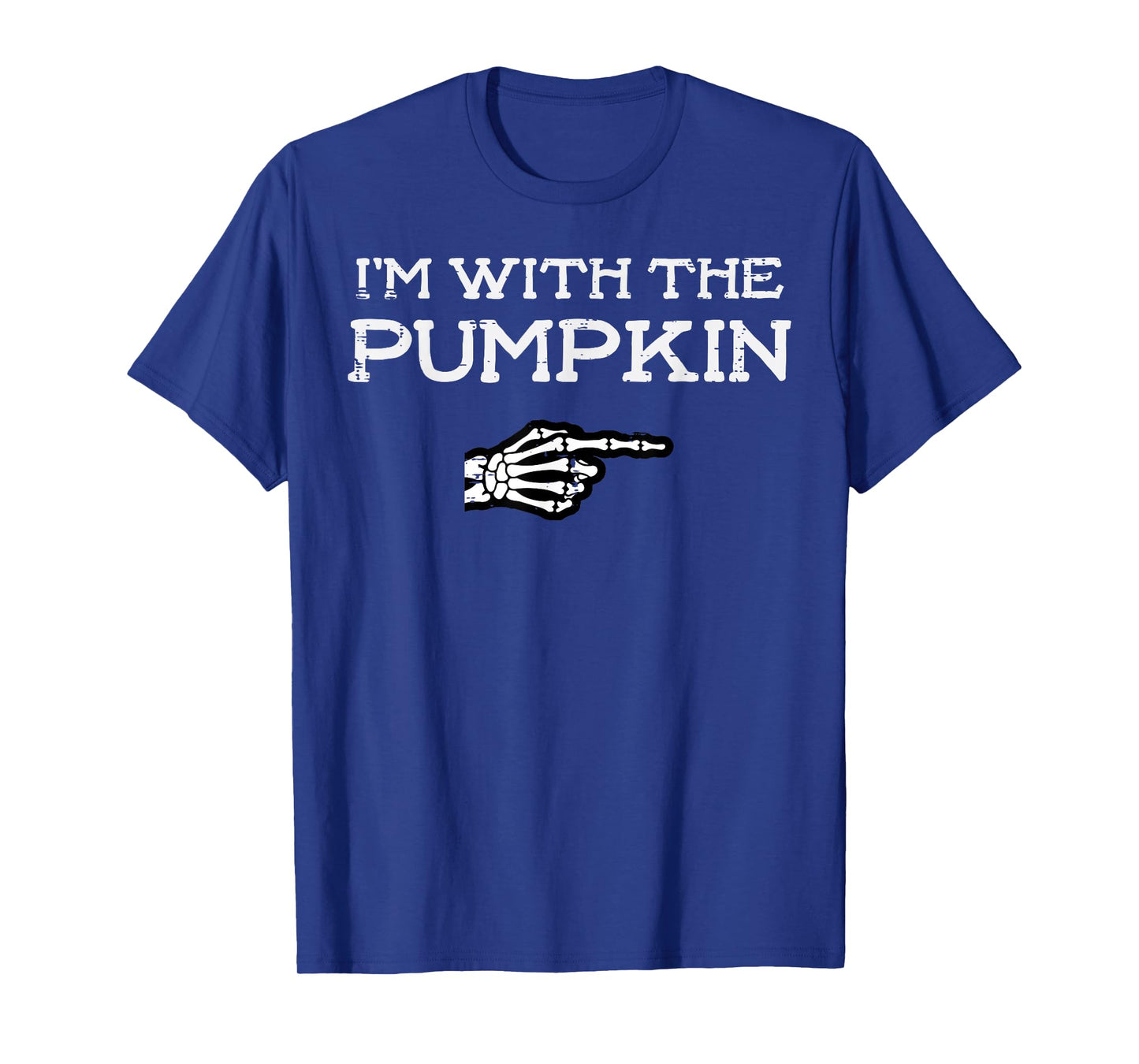 Halloween Match Im with Pumpkin Couple Costume Men Women Kid T-Shirt