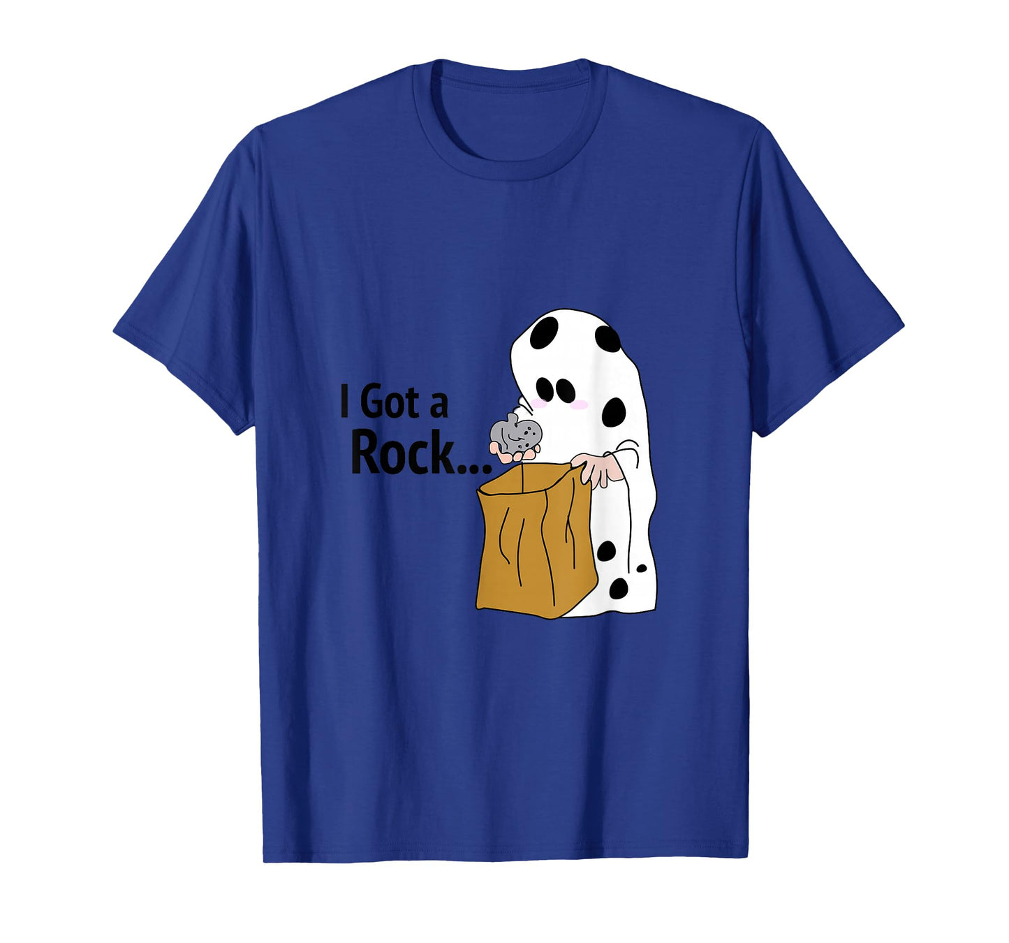 I Got A Rock T shirt | Funny | Halloween| shy ghost. T-Shirt