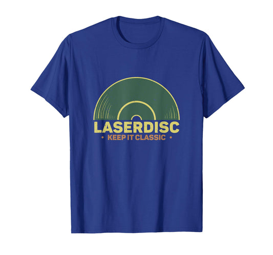 Reflective Optical Video Disc System Awesome Laserdisc Keep It Classic T-Shirt - Black, Small