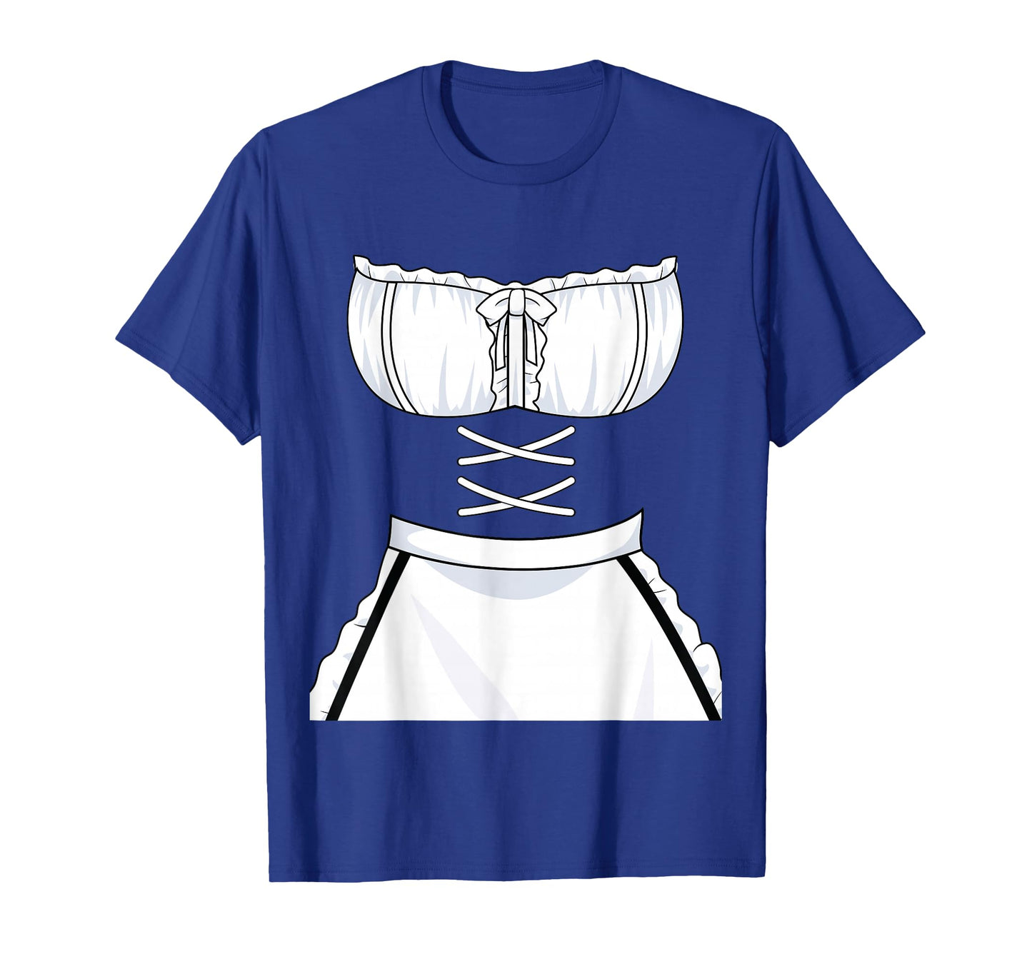 Japanese Anime French Apron - Maid Dress Cosplay Costume T-Shirt