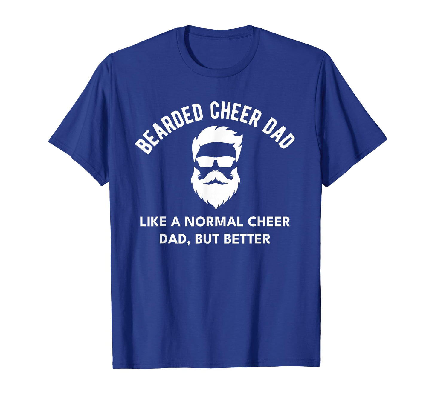Cheer Dad Bearded Definition Cheerleading Funny T-Shirt