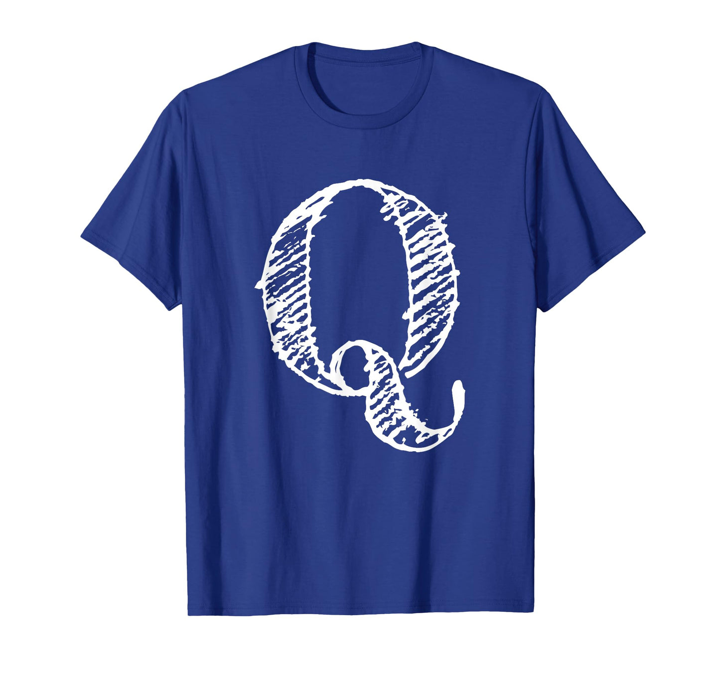 Bold Letter Q - Decorative Alphabet Big Font Capital Letter T-Shirt