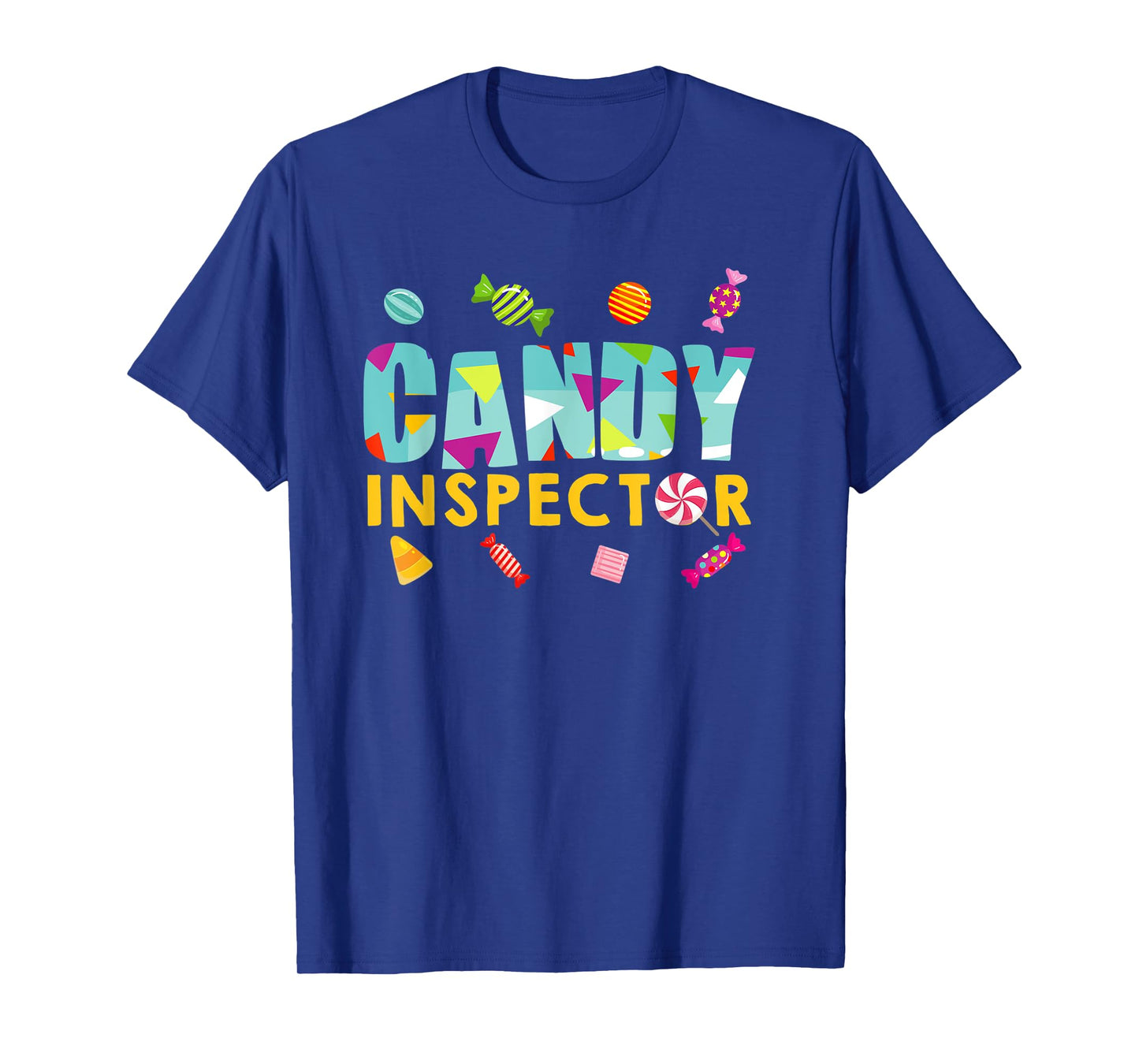 Candy Inspector Funny Halloween Trick Or Treat Gift T-Shirt