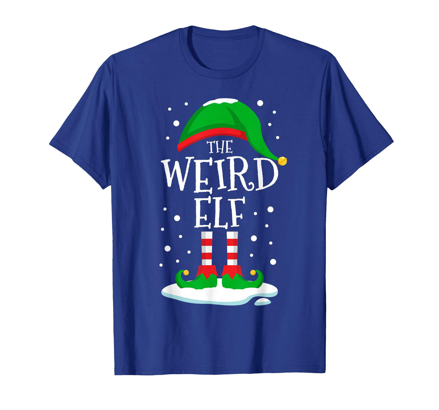 The Weird Elf Christmas Family Matching Xmas Group Funny T-Shirt