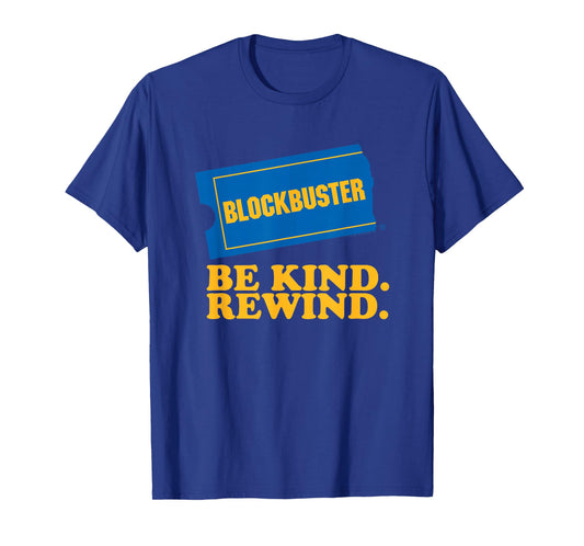 Blockbuster Be Kind Rewind Vintage Ticket Logo T-Shirt