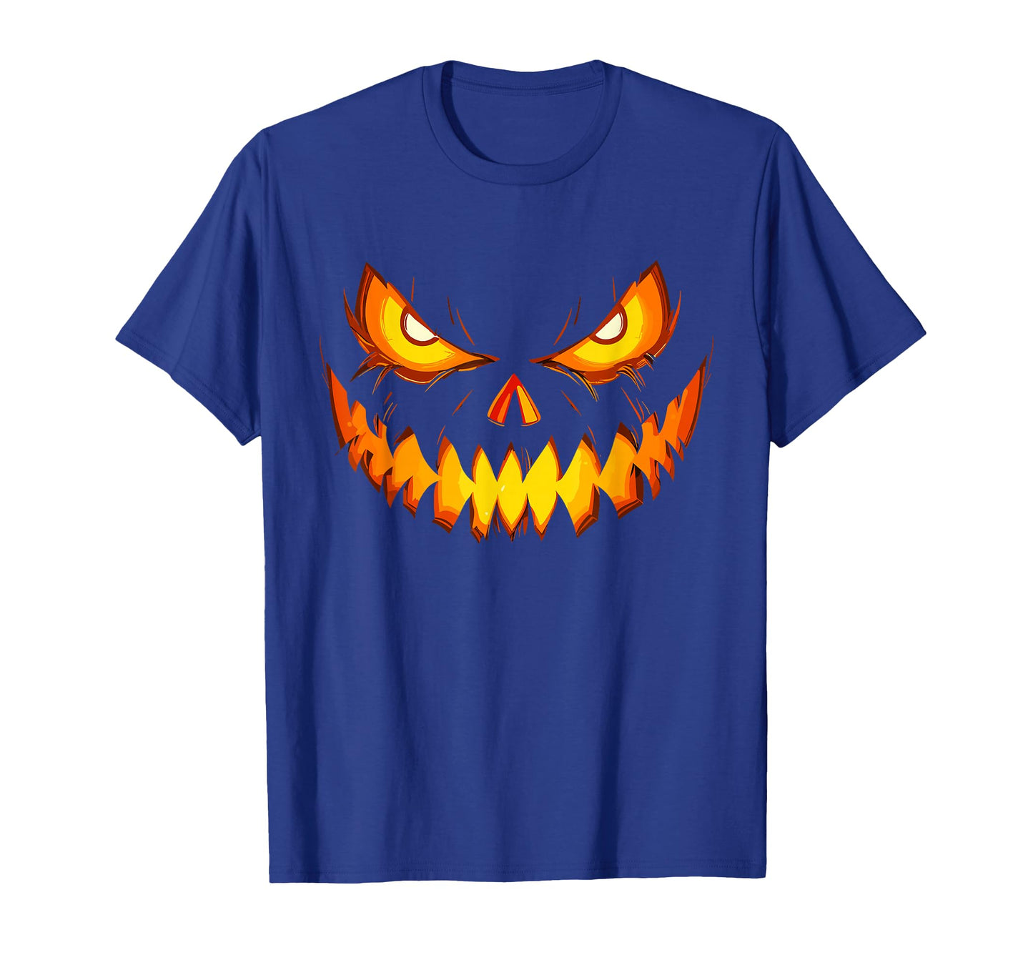 Scary Spooky Jack O Lantern Face Pumpkin Costume Halloween T-Shirt