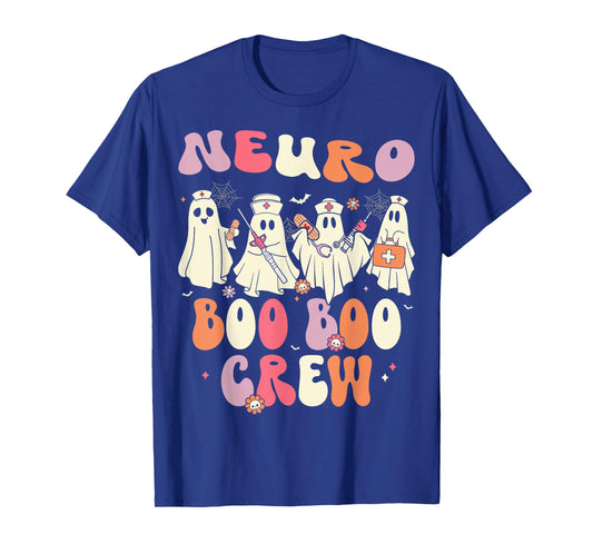 Neuro Boo Crew Neurology Nurse Halloween for Women T-Shirt