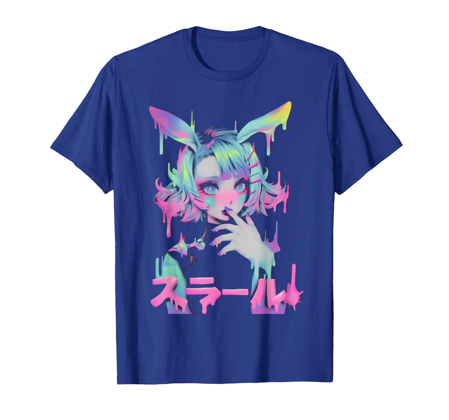 Anime Manga Cyberpunk Aesthetic Techwear Harajuku Bunny T-Shirt