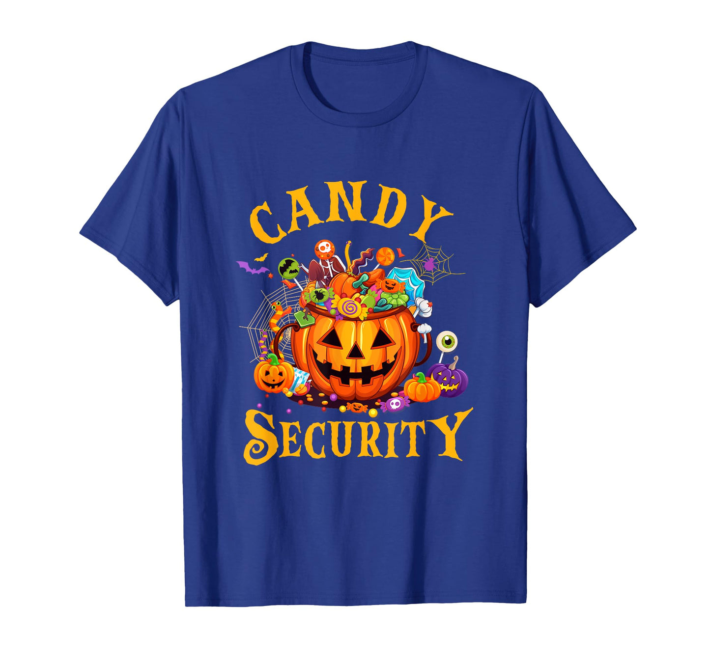 Funny Candy Security Halloween Costume Party T-Shirt