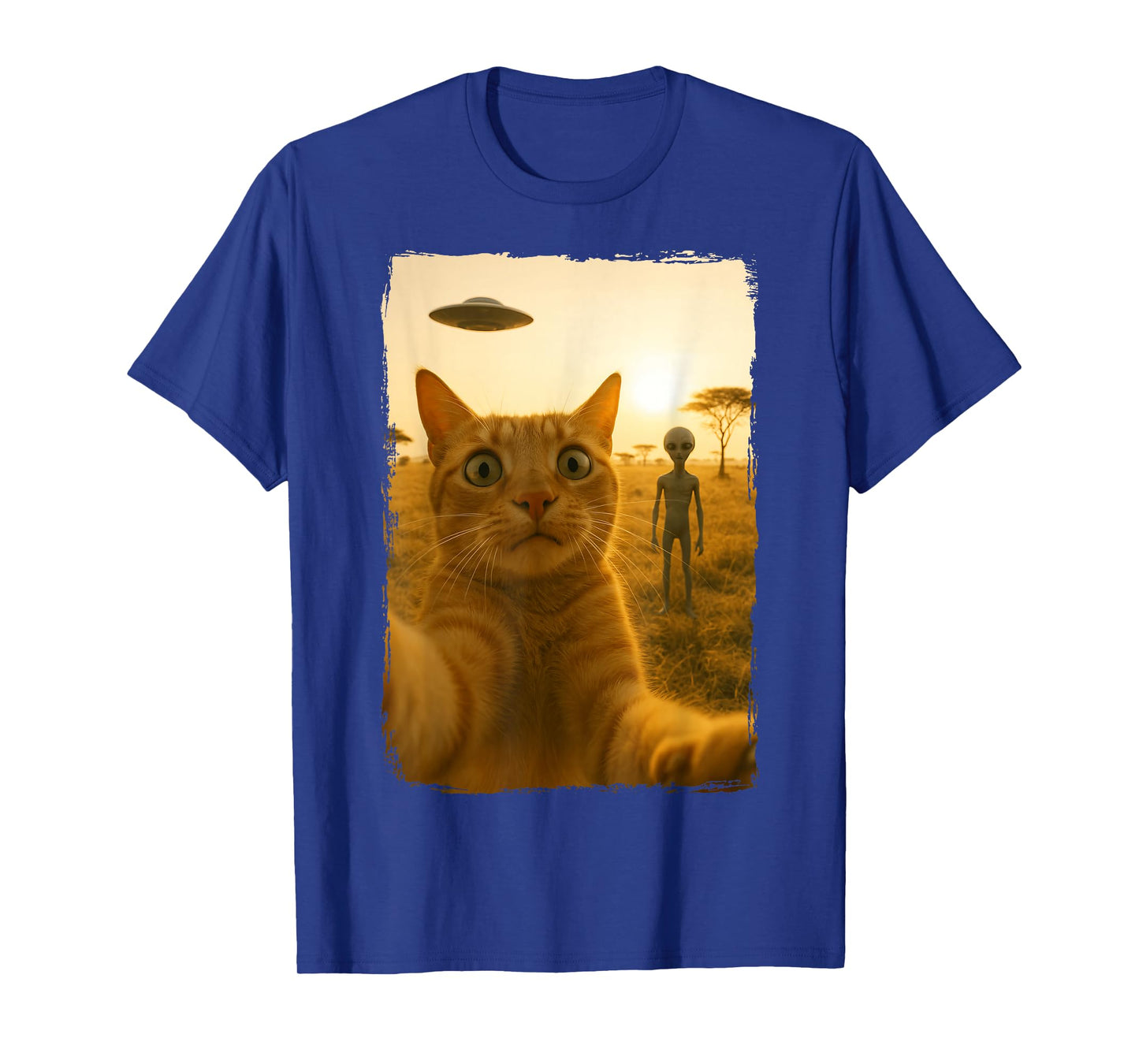 Cat Alien Selfie T-Shirt