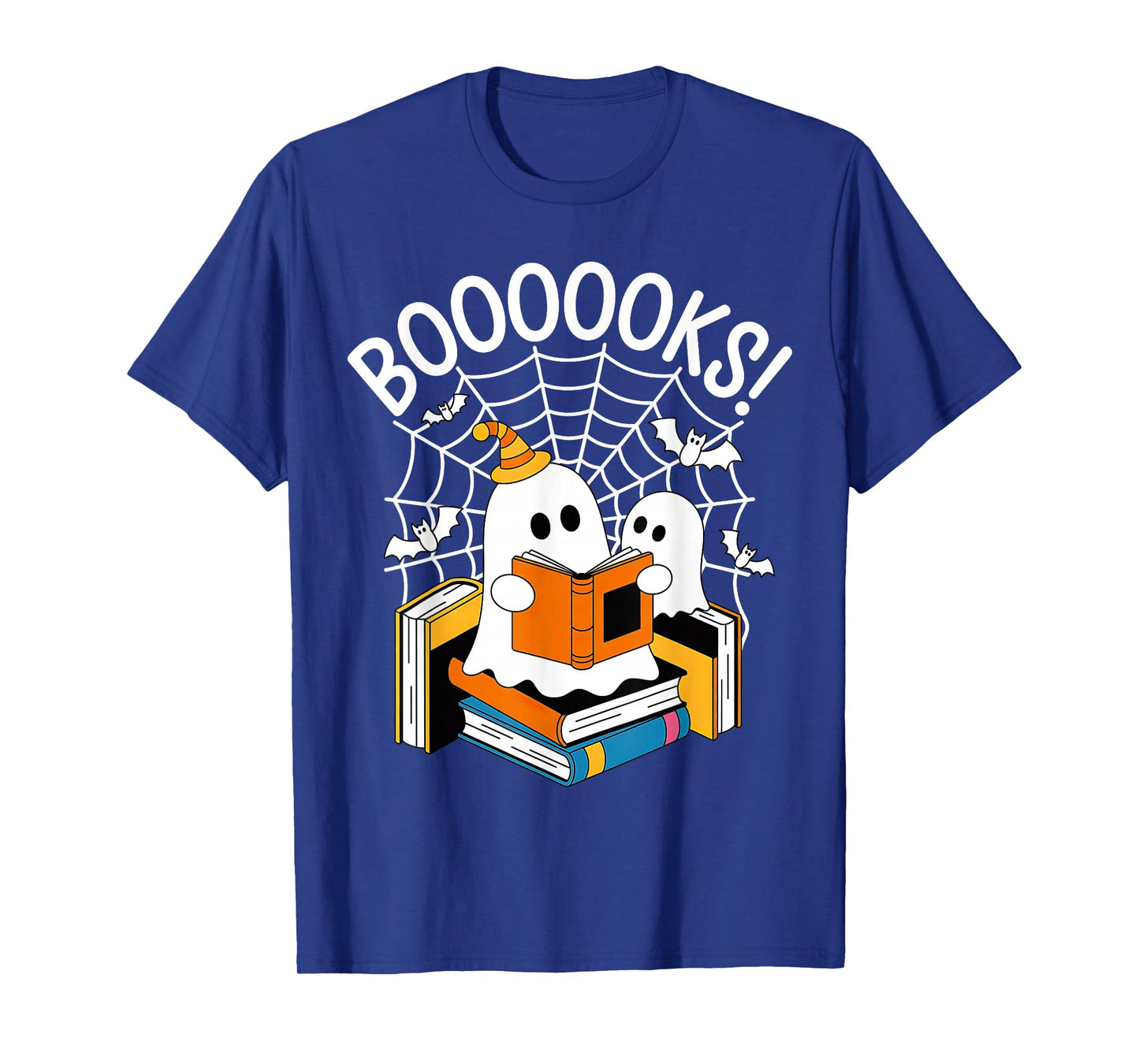 Boooooks Ghost Read More Books Halloween T-Shirt