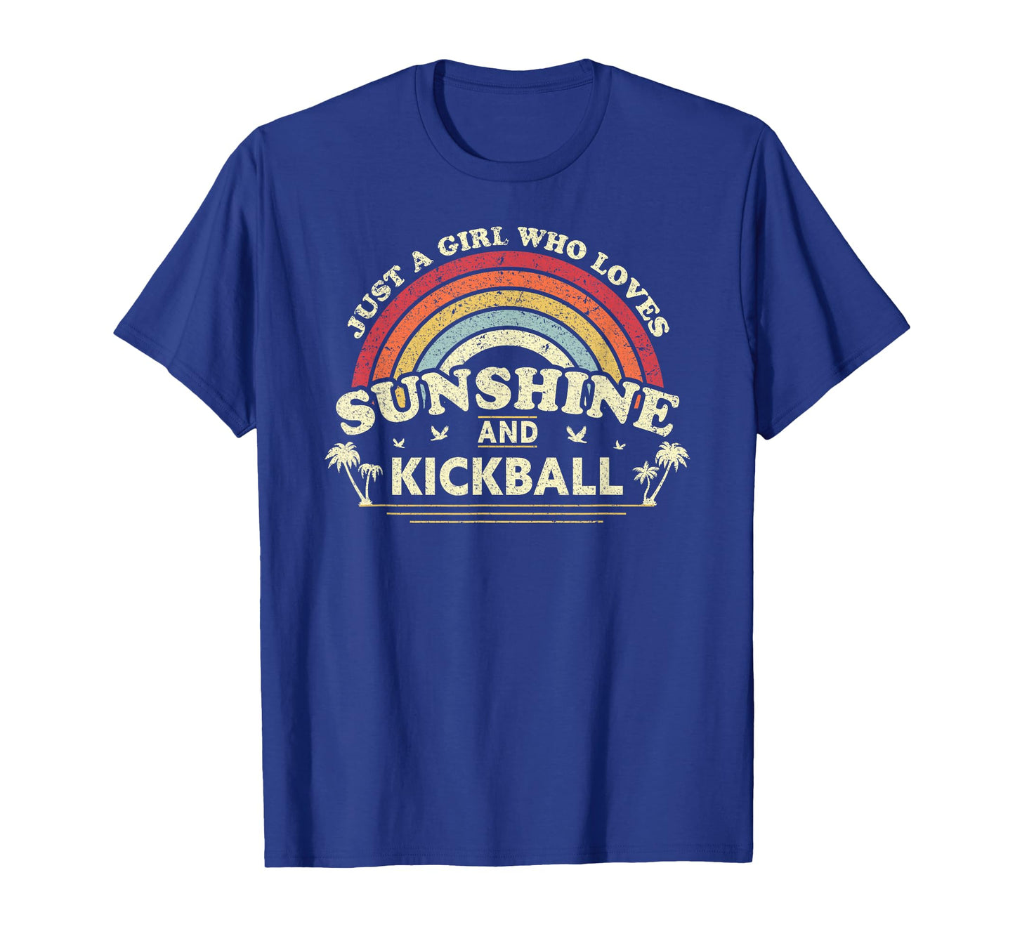 Kickball Shirt A Girl Who Loves Sunshine and Kickball T-Shirt