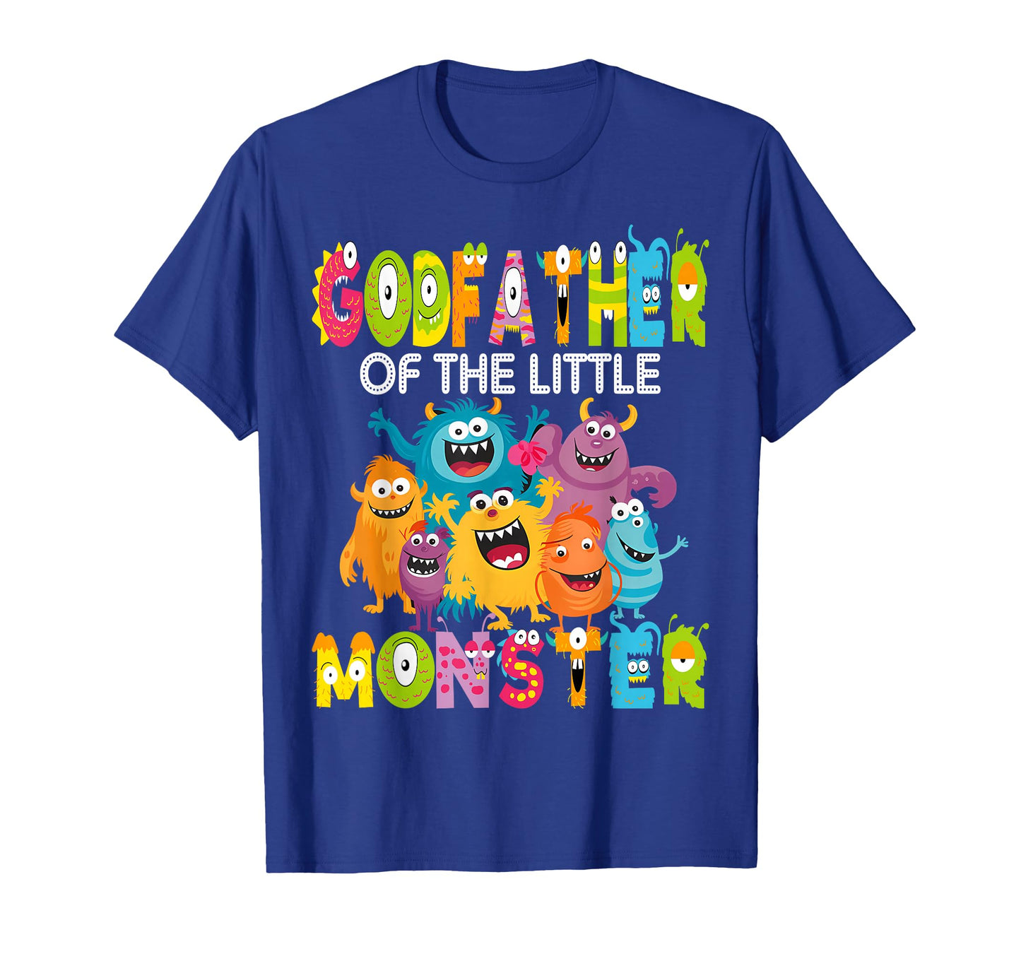 Godfather of The Little Monster 1St Birthday Boy Party T-Shirt