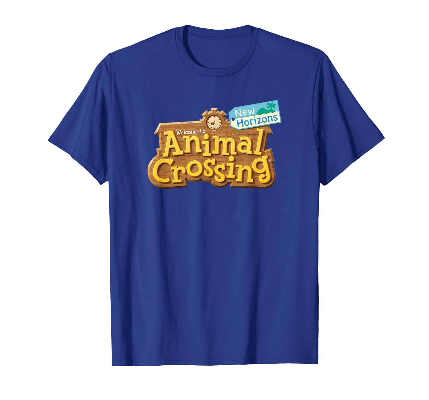 Animal Crossing: New Horizons Welcome Sign Front Logo T-Shirt