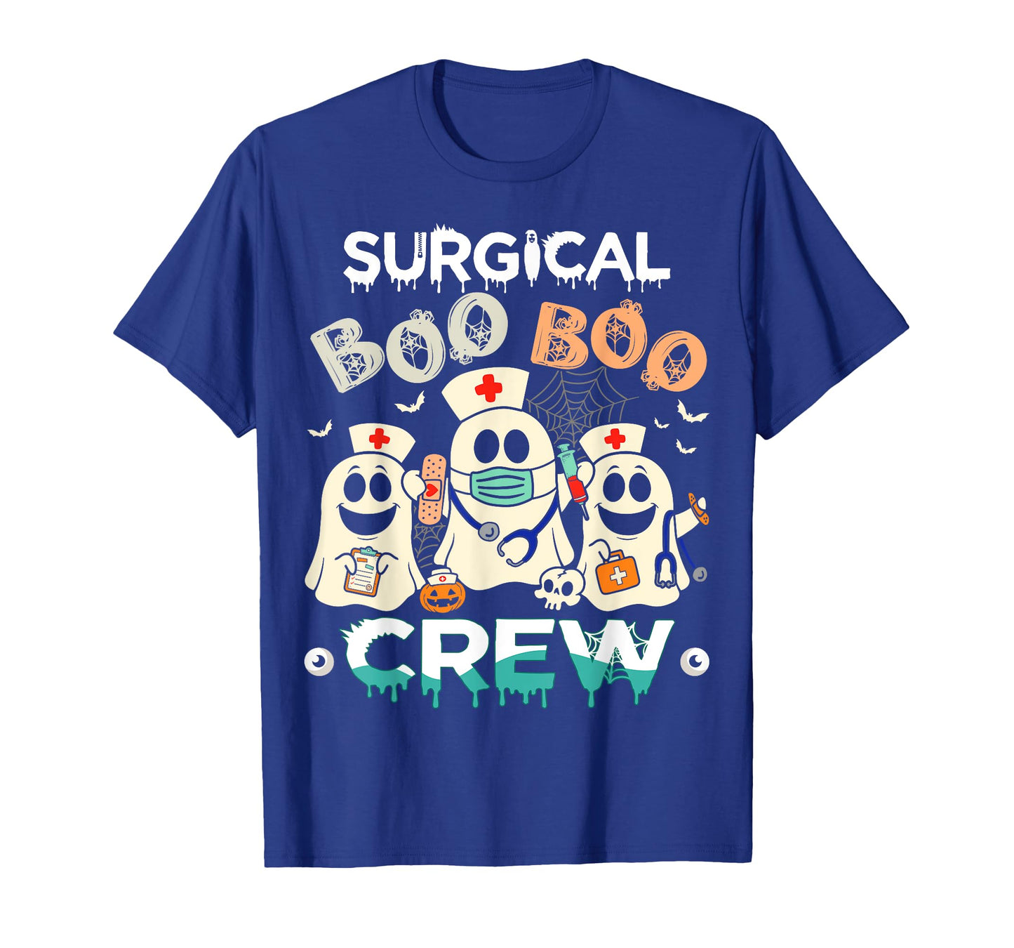 Surgical Boo Crew Ghost Surgery Nurse Halloween Women T-Shirt