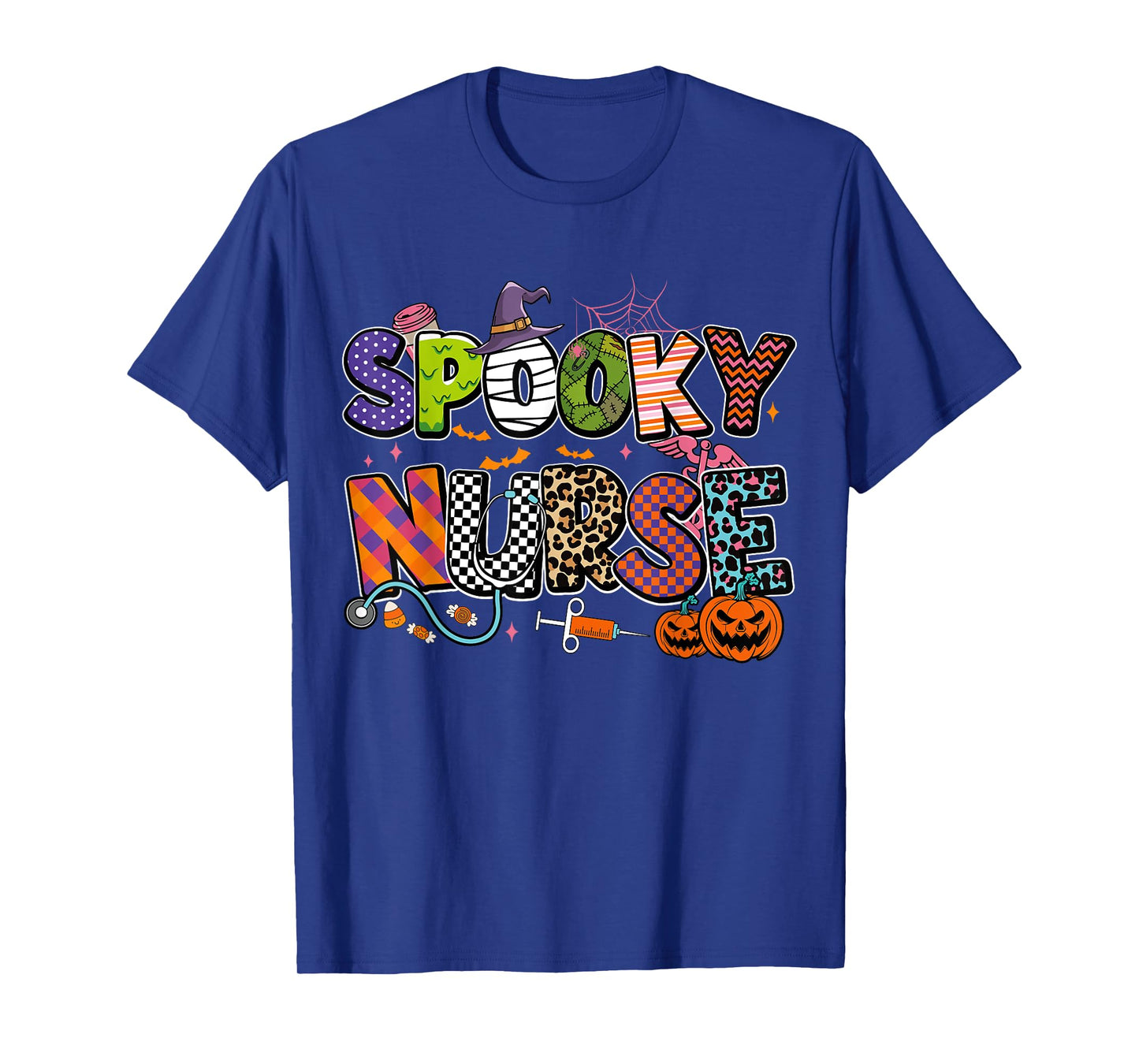 Spooky Nurse Life Funny Halloween Nursing Crew Costume T-Shirt