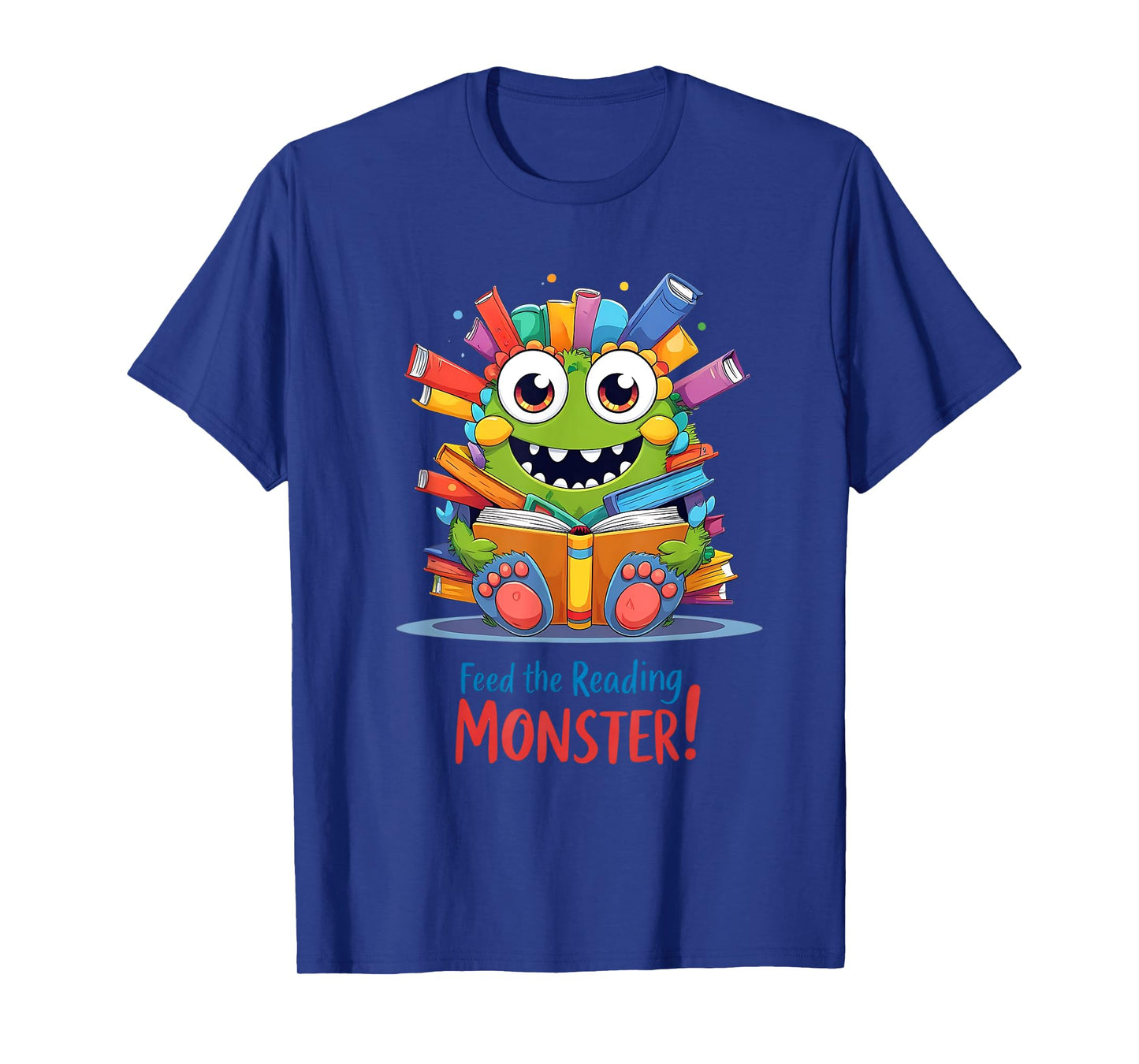 Feed The Reading Monster Halloween Teacher T-Shirt