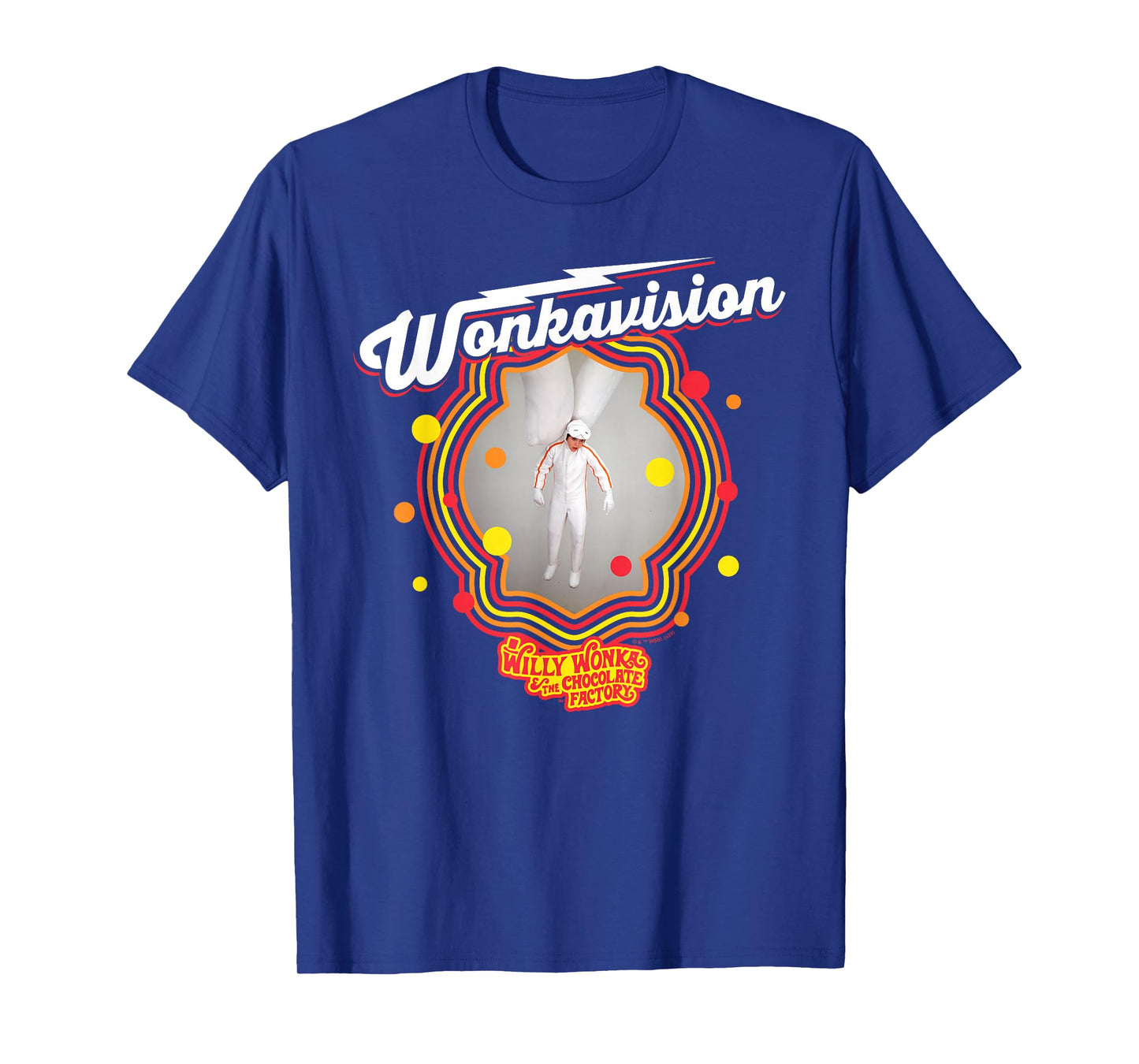 Willy Wonka & The Chocolate Factory T-Shirt - Unisex-Adults, Black, Small, Short Sleeve, Solid with Graphic Print, Crew Neck, Modern, Casual, Movie Fans, Casual Clothing Enthusiasts, Vacationers