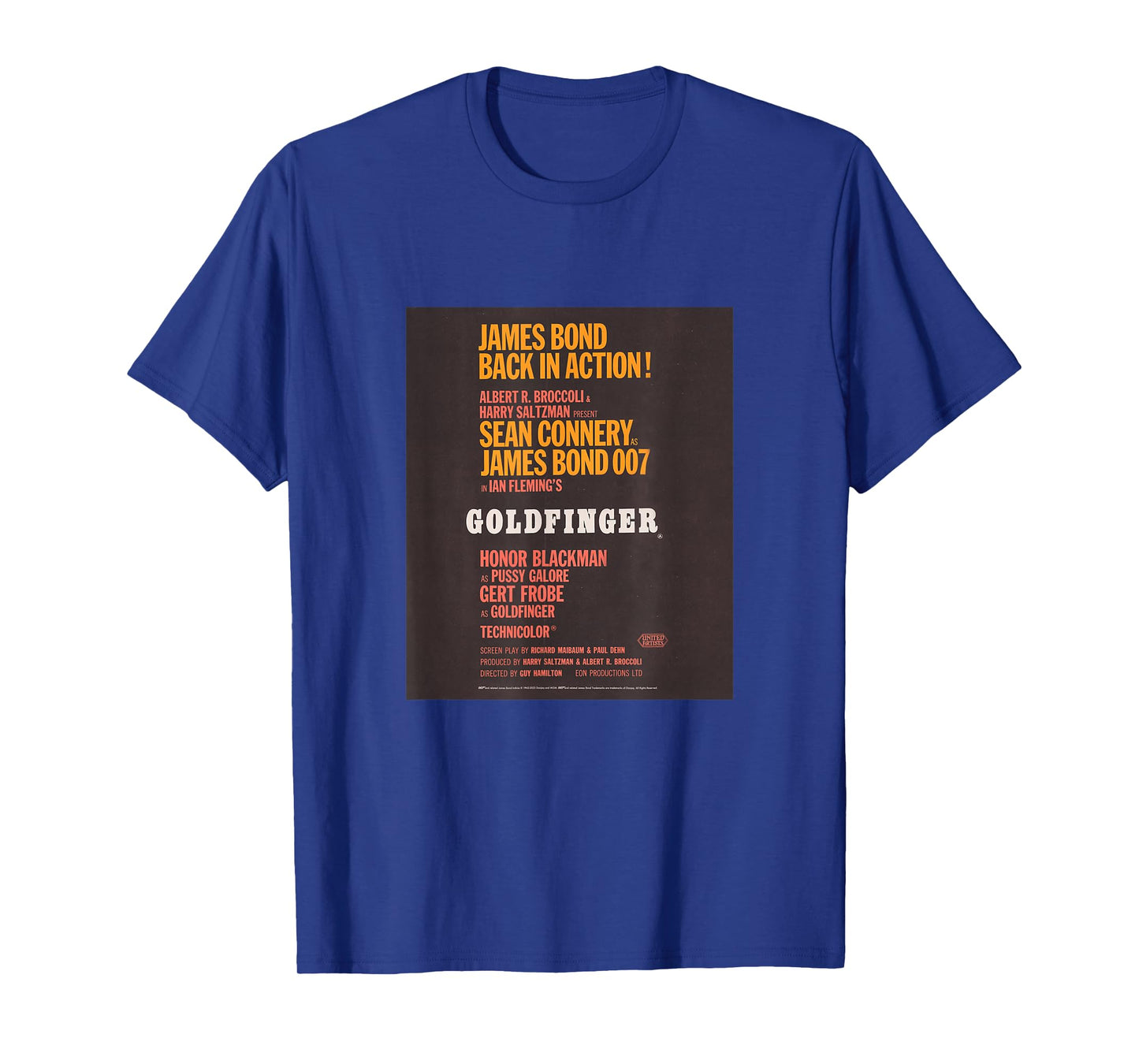 Official James Bond 007 Goldfinger T-Shirt