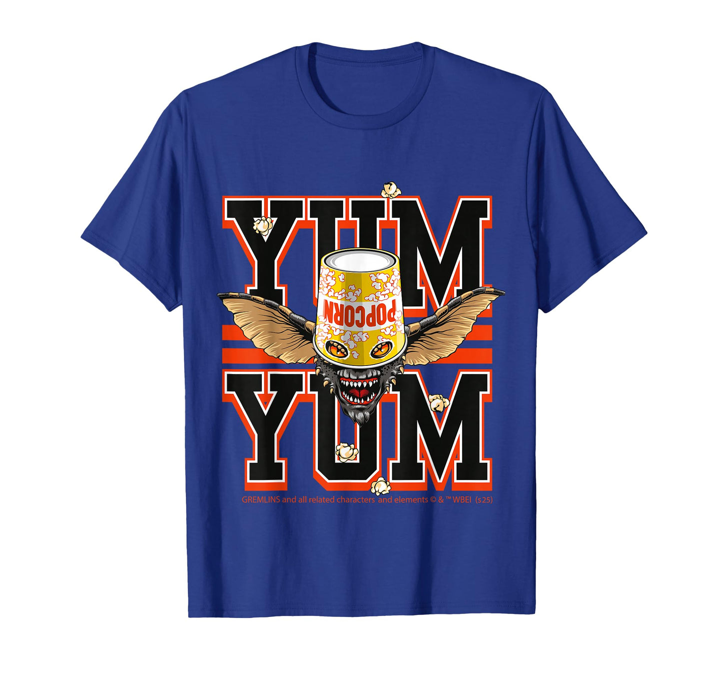 Gremlins Halloween Design Yum Yum Popcorn T-Shirt