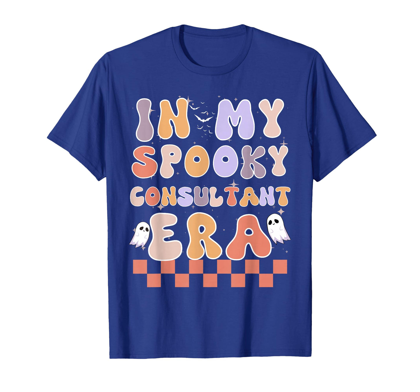 In My Spooky Consultant Era Ghost Halloween Retro T-Shirt