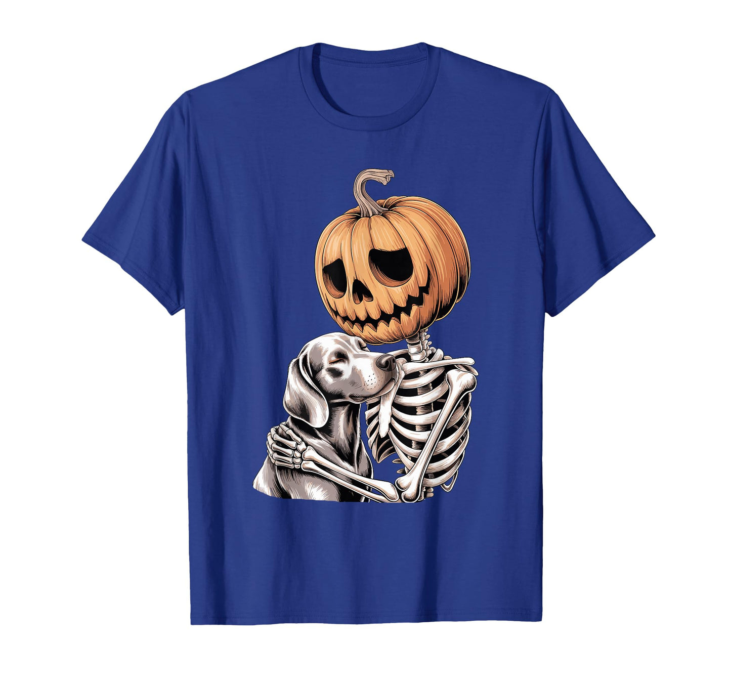 Halloween Skeleton Weimaraner Weimaraners T-Shirt