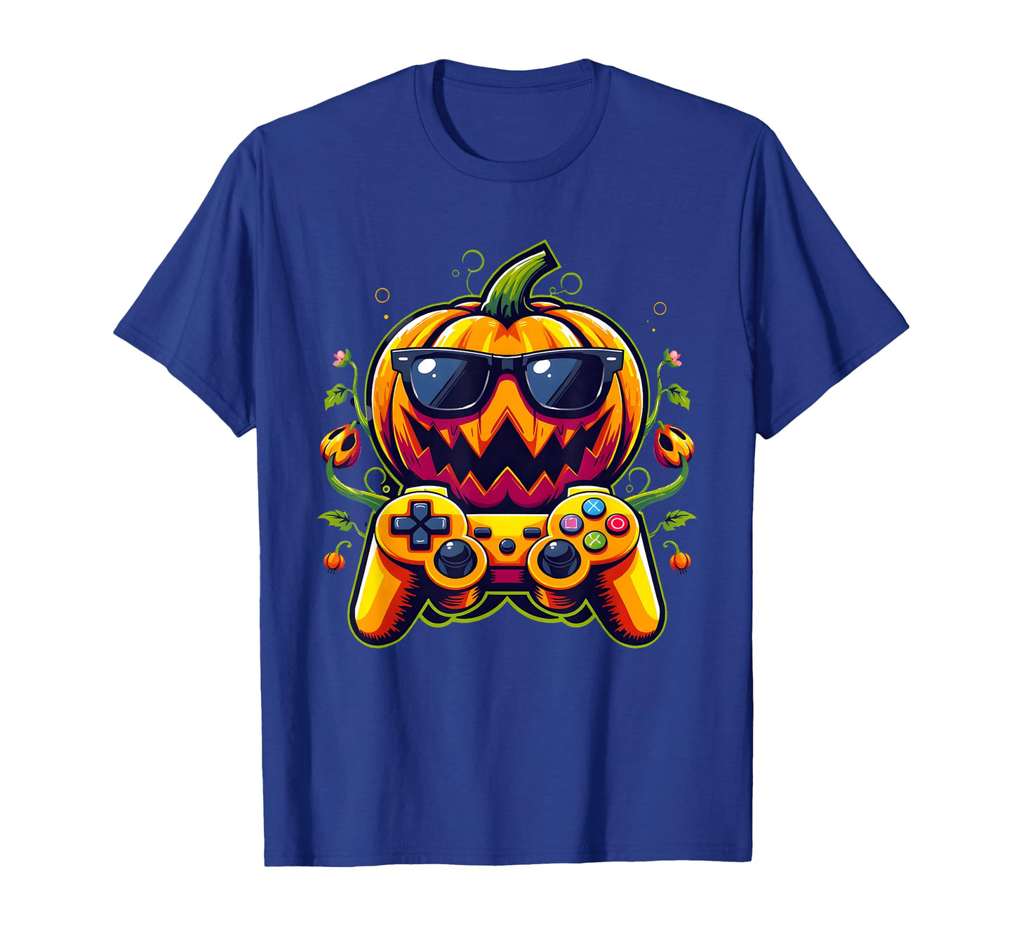 Halloween Skeleton Zombie Gaming Controllers Mummy Boys Kids T-Shirt