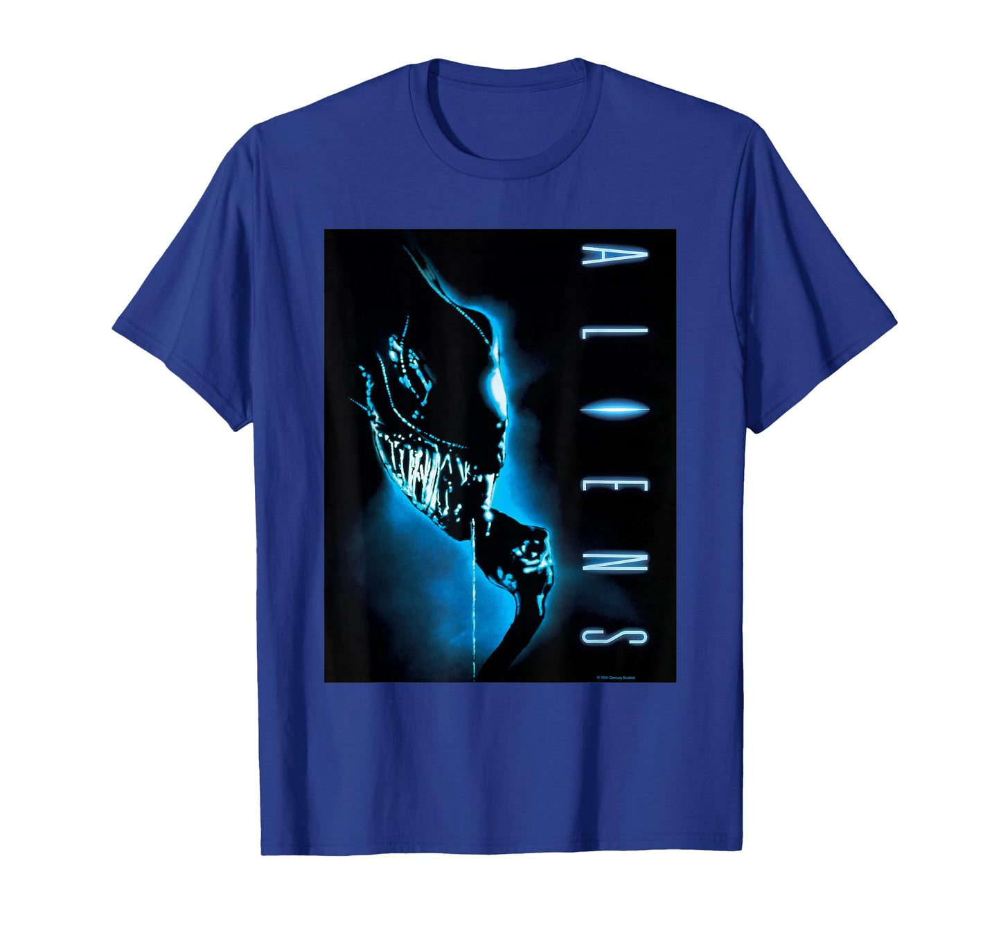 Aliens Xenomorph Retro Movie Poster T-Shirt Small