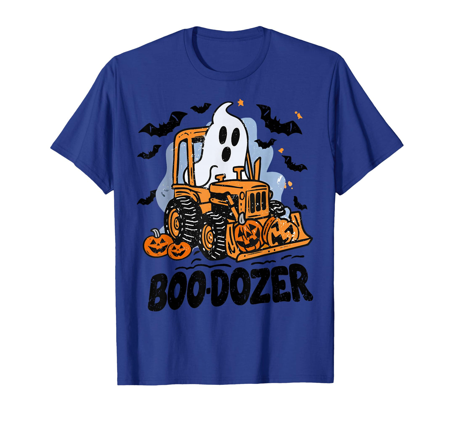 Funny Halloween Boo-Dozer Ghost Trucks Costume Party Kids T-Shirt