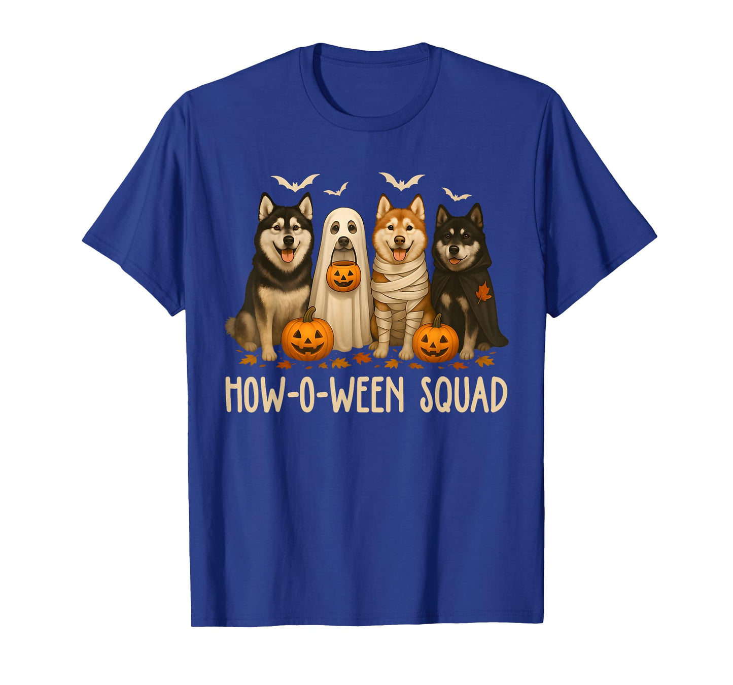 Halloween Ghost Husky Dog Mom Husky Lover Men Women Kid T-Shirt