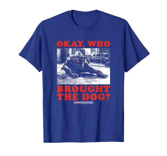 Ghostbusters Who Brought The Dog Zuul Funny Movie T-Shirt