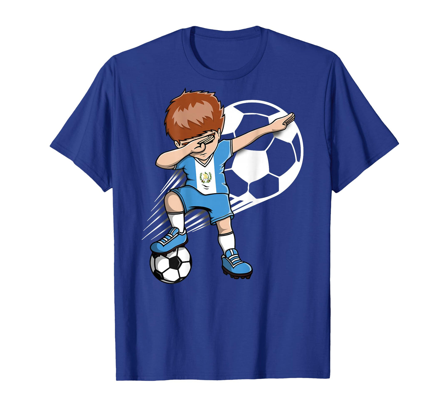 Dabbing Soccer Boy Guatemala Jersey Guatemalan Football Fans T-Shirt