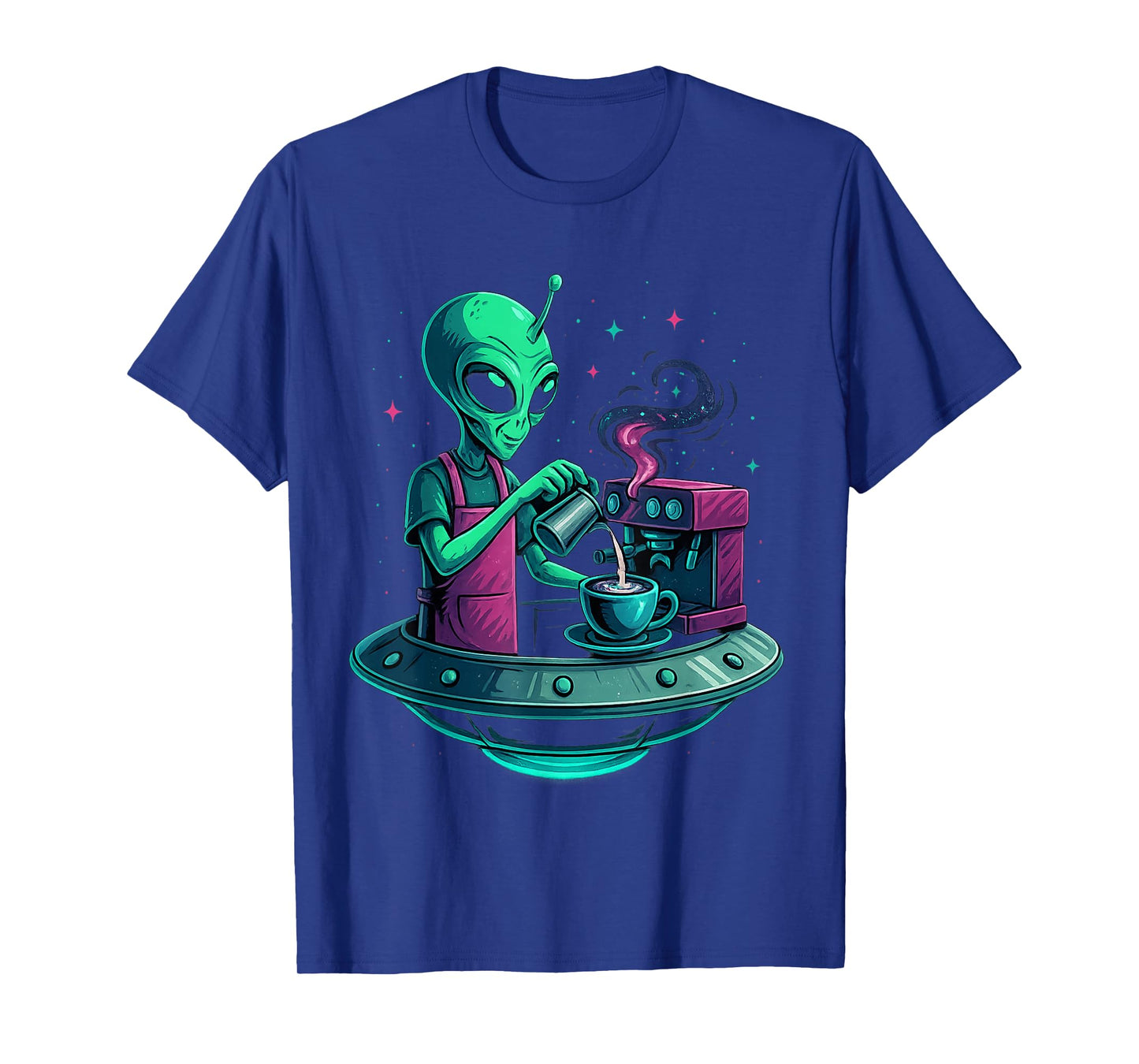 Alien Coffee Design for Coffee Lovers T-Shirt