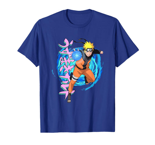 Naruto Shippuden Blue Spirals Rasengan Anime T-Shirt