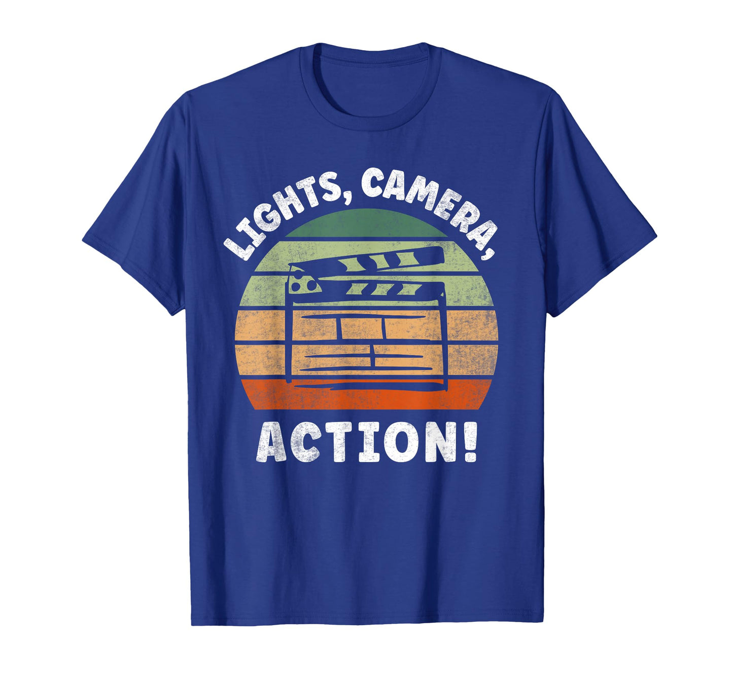 Lights Camera Action Movie Director Movie Clapper Board T-Shirt